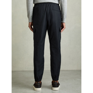 REISS LAVENHAM Technical Cargo Drawstring Trousers